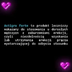 Набір з 4-х таблеток Актигра Форте 50 мг по 2 шт.: ціни та характеристики