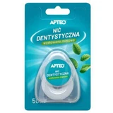 Зубна нитка APTEO М'ята, вощена, 50 м