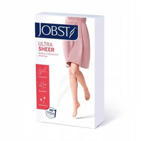 JOBST ULTRASHEER Компрессионные носки для колен регулярные CCL2 натуральные, размер 1, ZP: цены и характеристики