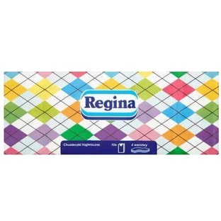 Серветки REGINA 4-шарові, 10 упаковок по 9 шт.