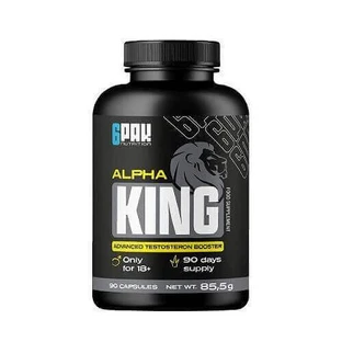6Pak Nutrition Alpha King Тестостероновый бустер, 90 капс