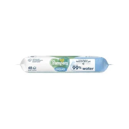 PAMPERS вологі серветки harmonie aqua, 48шт без пластику: ціни та характеристики
