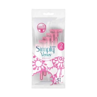 Gillette Simply Venus 2 Одноразові бритви для жінок, 5 шт.