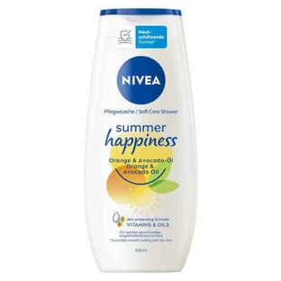 Гель для душа Nivea "Летнее счастье" с маслом апельсина и авокадо, 250 мл