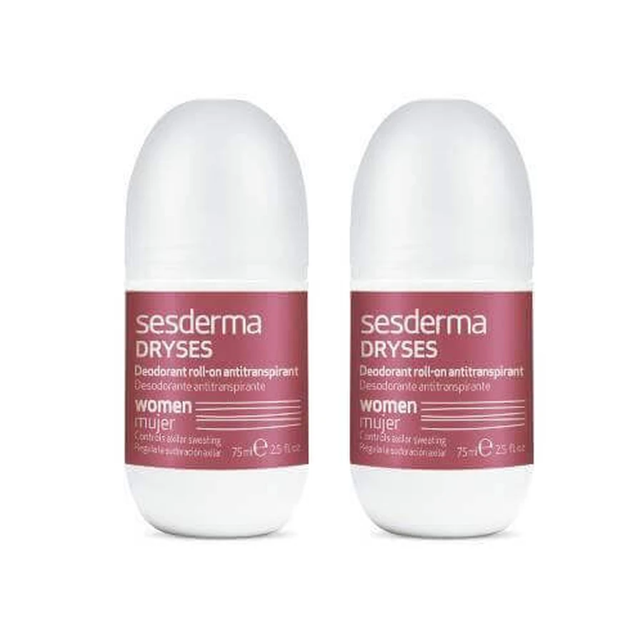 Дезодорант-антиперспірант для жінок Sesderma Dryses Antiperspirant, 2 x 75 мл: ціни та характеристики