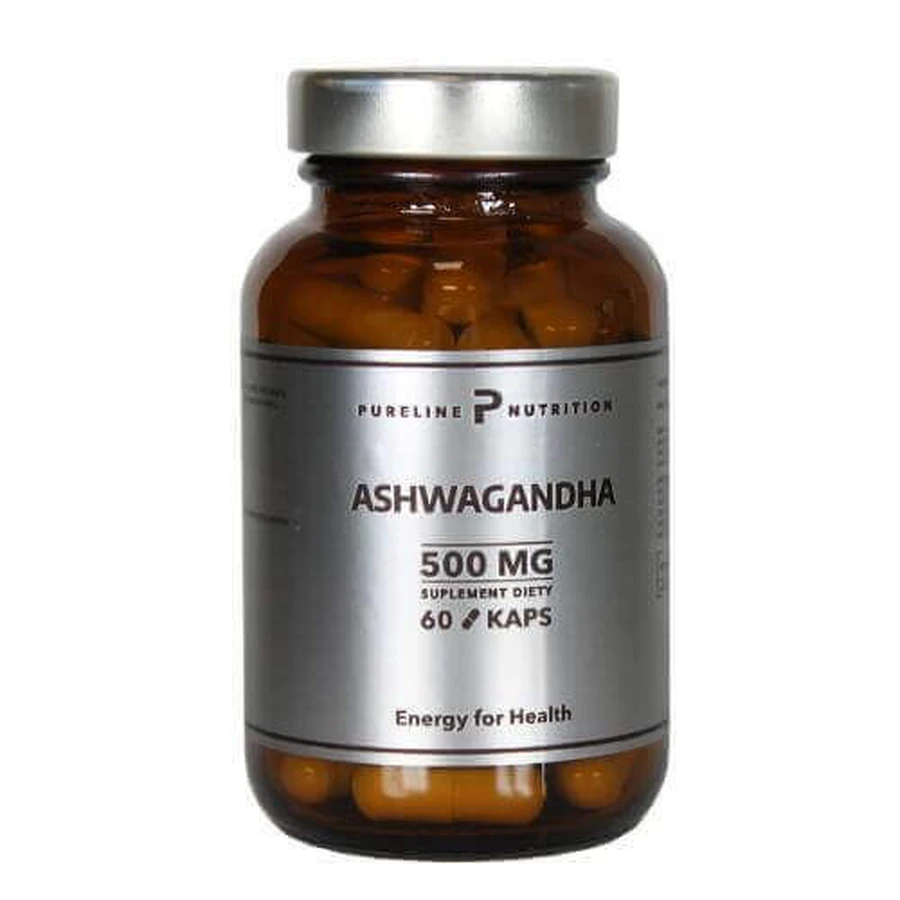 Pureline Nutrition Экстракт ашвагандхи 500 мг, 60 капс: цены и характеристики