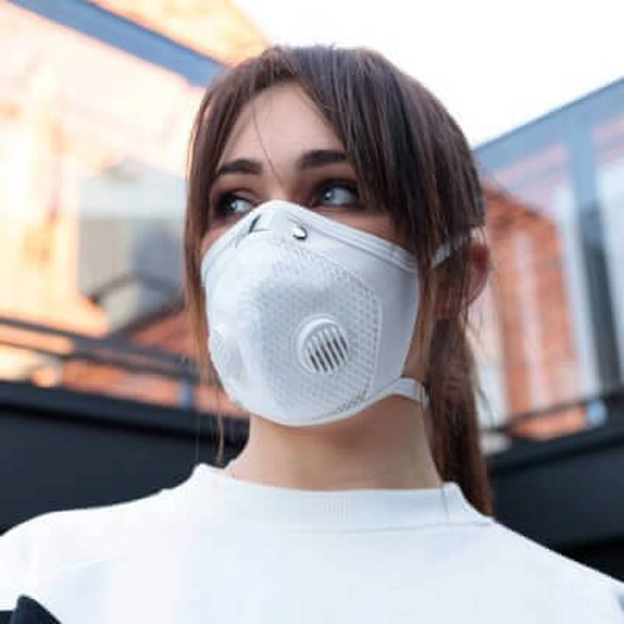 Olmed Sports Mask White (1+1 фільтр) розмір M, дизайн Анжеліка Юзефчик: ціни та характеристики