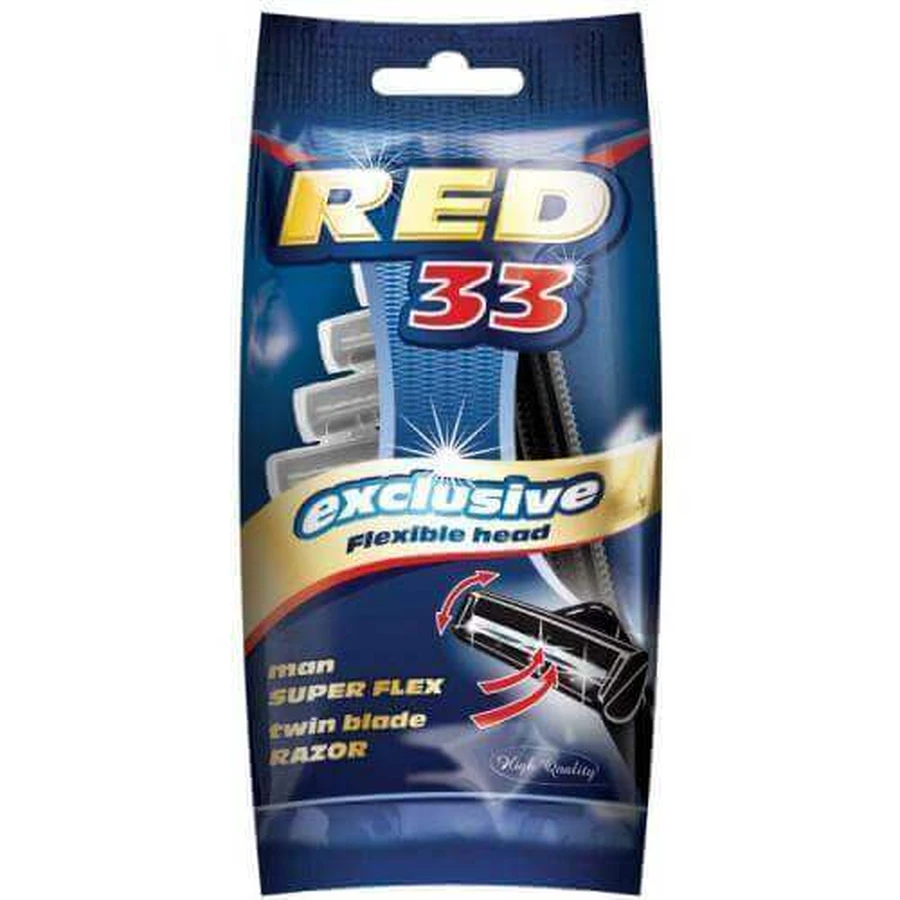 Mattes Red 33 Одноразовая бритва, 5шт: цены и характеристики
