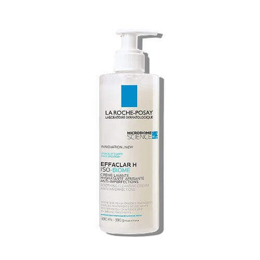 LA ROCHE-POSAY Effaclar H Iso-Biome, заспокійливий очищувальний крем, 390 мл: ціни та характеристики