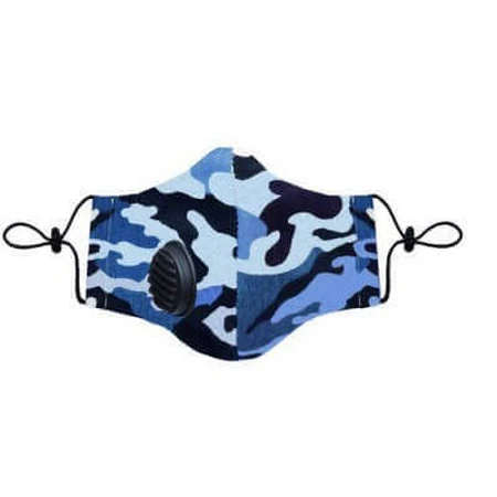 Бавовняна маска Olmed Moro Blue +1 фільтр розмір S/M: ціни та характеристики