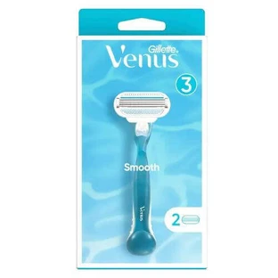 Бритва Gillette Venus 3 Smooth зі змінною головкою + 2 касети