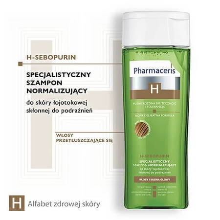 PHARMACERIS H SEBOPURIN нормализующий шампунь, 250 мл: цены и характеристики