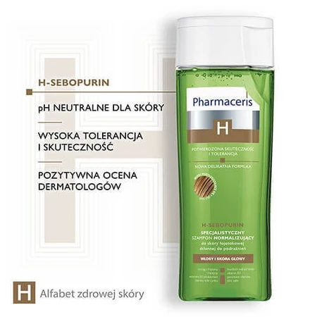 PHARMACERIS H SEBOPURIN нормализующий шампунь, 250 мл: цены и характеристики