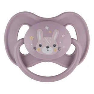 Canpol Babies Пустышка резиновая 6-18м Животные розовая 22/594, 1 шт