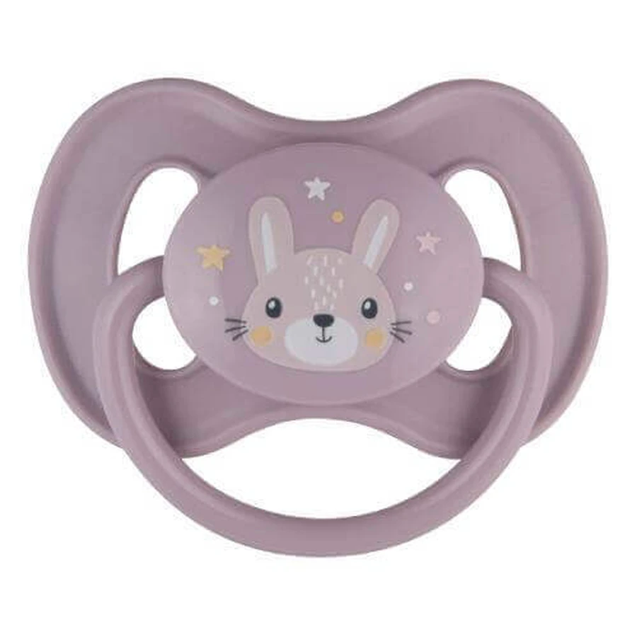 Canpol Babies Пустышка резиновая 6-18м Животные розовая 22/594, 1 шт: цены и характеристики