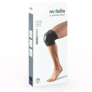 Стабілізатор колінного суглоба MOBILIS GenuWrap розмір S/M КОРОТКА ДАТА 31.12.2025