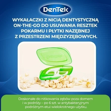 Зубная нить DENTEK Зубочистки на ходу, 2х6шт: цены и характеристики
