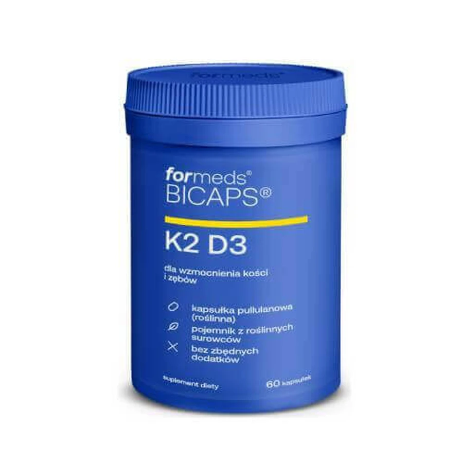 FORMEDS Bicaps K2 D3, 60 капс: цены и характеристики
