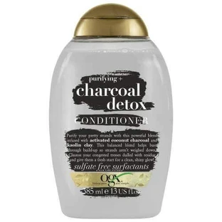 OGX Purifying + Charcoal detox Очищающий кондиционер для волос, 385 мл