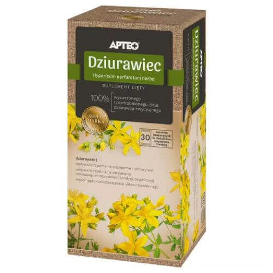 Apteo Dziurawc, 30 пакетиків: ціни та характеристики