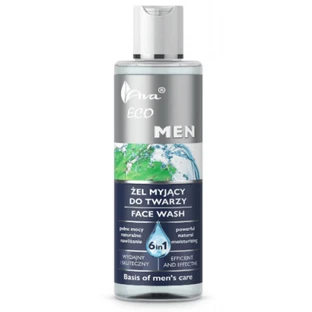 AVA Eco Men Очищающий гель для лица 6 в 1, 200 мл