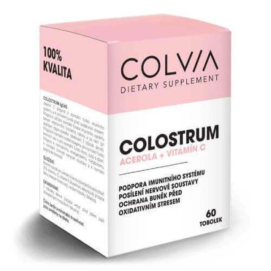 Colvia Молозиво + Ацерола + Вітамін С, 60 капсул: ціни та характеристики