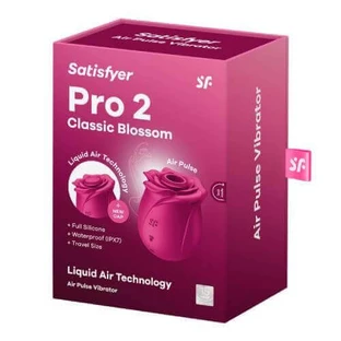 Пульсирующий вибратор SATISFYER PRO 2 Classic Blossom Liquid Air Technology, 1 шт.