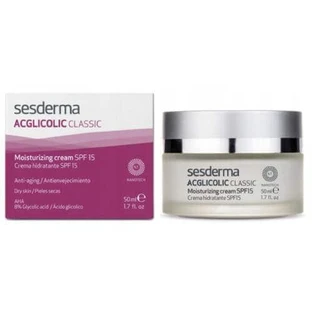SESDERMA ACGLICOLIC Classic Зволожуючий крем SPF15 Зволожуючий крем, 50 мл