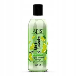 Гель для душу APIS Energy Shot М'ята та лайм, 500 мл