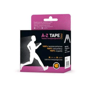 Кінезіологічна стрічка A-Z Tape Pro 5м х 5см синя, 1шт