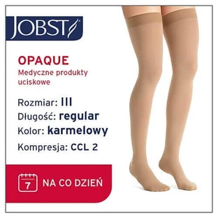 JOBST OPAQUE довгі компресійні панчохи CCL2 карамель, розмір 3 ZP