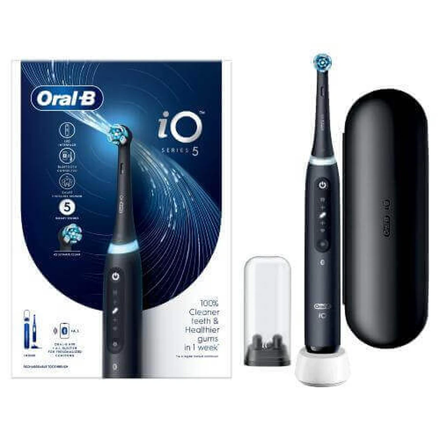 Электрическая зубная щетка Oral-B iO Series 5 Black: цены и характеристики