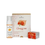 Крем для обличчя Orientana Good Start Kit Індійський женьшень, 40 г + Зволожуюча пінка для вмивання Японська гарбуз, 150 мл