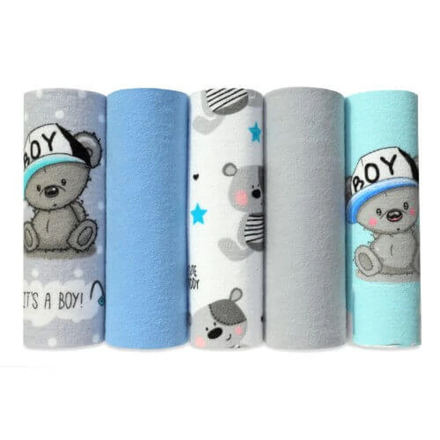 EGA KIDS Фланелевые пеленки 70х80см комплект №2 (7053), 5 шт.: цены и характеристики