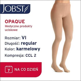 Колготки компрессионные JOBST OPAQUE CCL2 карамель, размер 6 ZP