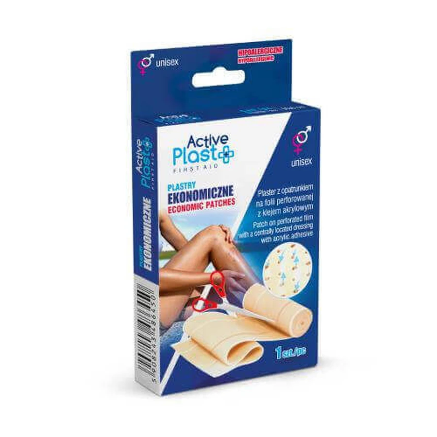 ACTIVE PLAST Экономические пластыри для резки 50 х 6 см, 1 шт.: цены и характеристики