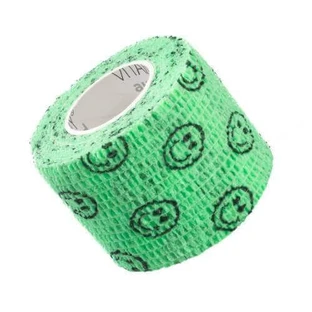 VITAMMY Autoband Эластичный когезивный бинт 5 см х 450 см Зеленые смайлики