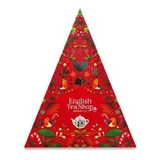 English Tea Shop Різдвяний календар (червоний) Різдвяний календар 25 пірамідок органічних чаїв