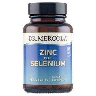 DR.MERCOLA Zinc plus selenium - Цинк с селеном, 90 капсул