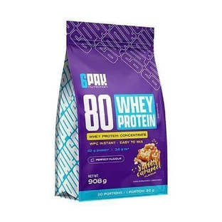 6Pak Nutrition 80 сироватковий протеїн солона карамель, 908 г
