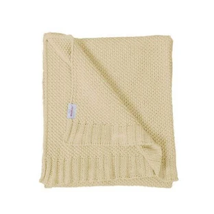 Хлопковое одеяло BabyMatex TULLY, бежевое (75x100 см)
