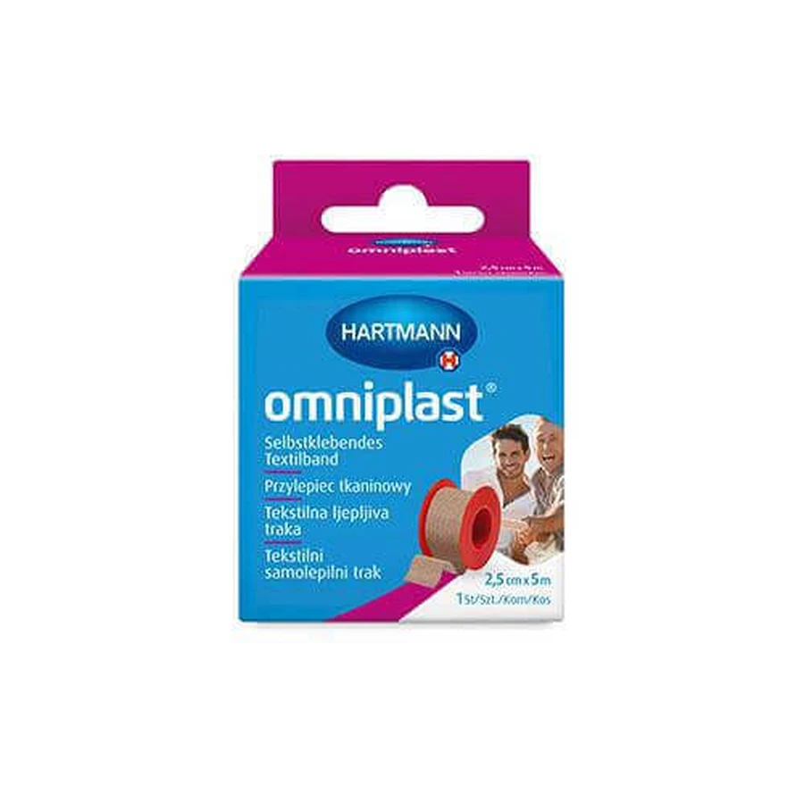 Штукатурка OMNIPLAST 2,5 см х 5 м на тканині, 1 шт.: ціни та характеристики