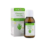 Norsan Омега-3 Vegan з олією рослинних водоростей з лимонним смаком, 100 мл