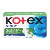Нічні рушники KOTEX натуральні, 6шт