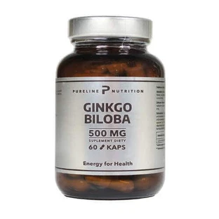 Pureline Nutrition Ginkgo Biloba гінкго білоба 500 мг, 60 капс.