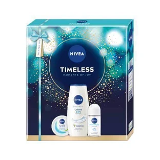 Nivea Timeless Cosmetics Set Крем для обличчя, 100 мл + Живильний гель для душу, 250 мл + Антиперспірант-ролик, 50 мл