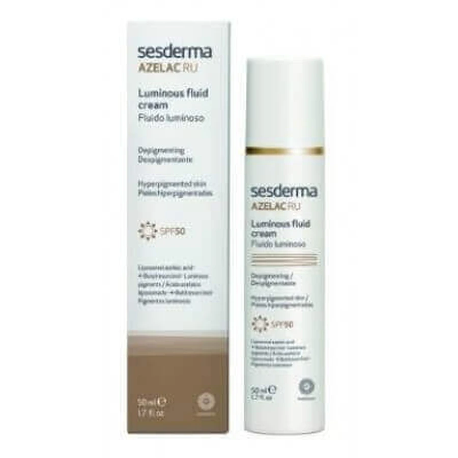 SESDERMA AZELAC RU Освітлююча емульсія SPF50, 50 мл: ціни та характеристики