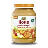 HOLLE Baby десерт яблуко та персик, 190г