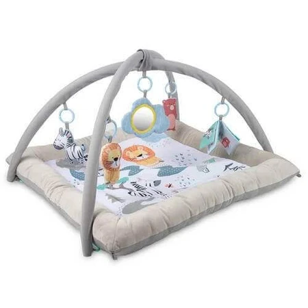 Розвиваючий килимок Canpol Babies Plush з лопатками для немовлят 0м+ Сафарі 81/101: ціни та характеристики