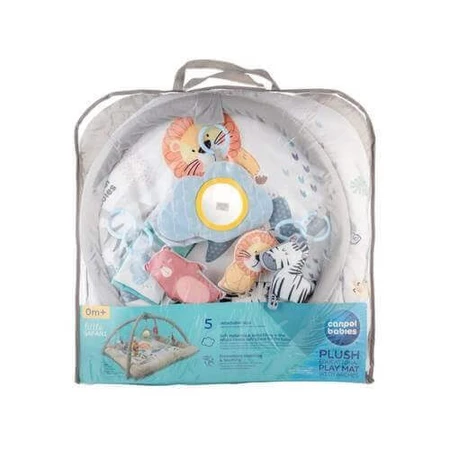 Розвиваючий килимок Canpol Babies Plush з лопатками для немовлят 0м+ Сафарі 81/101: ціни та характеристики